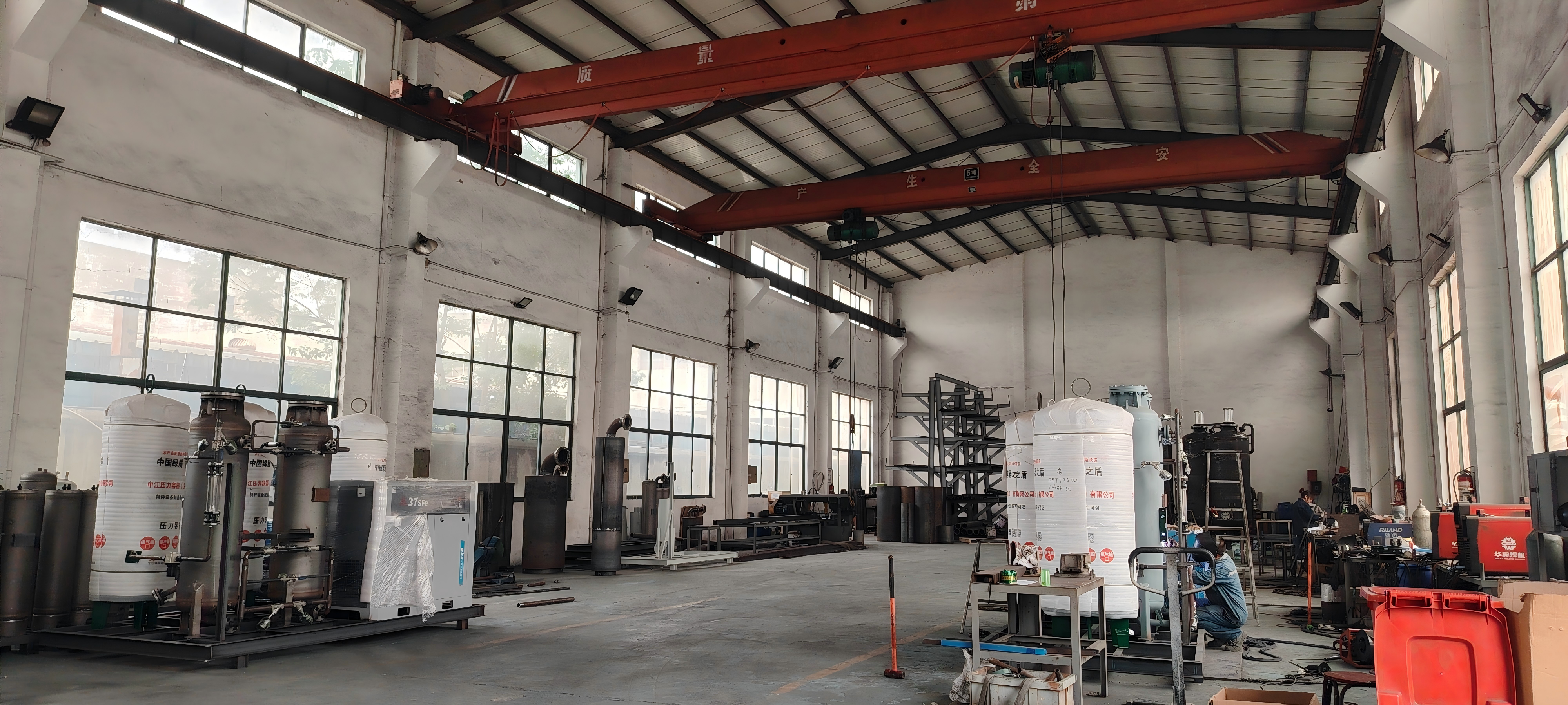 Production workshop floor